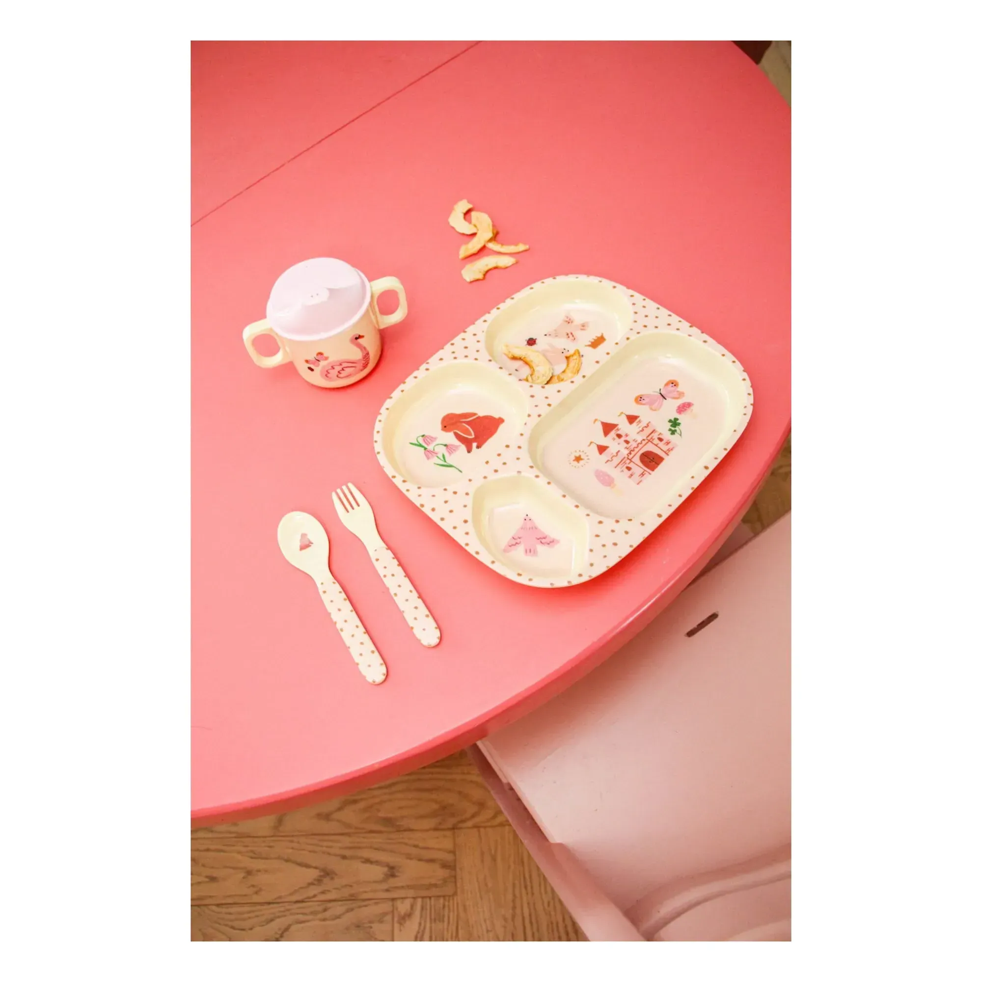Fairytale Melamine Cutlery - Pink alternate view