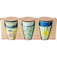 Funky Cups Set of 6 - Multicoloured, Melamine alternate view