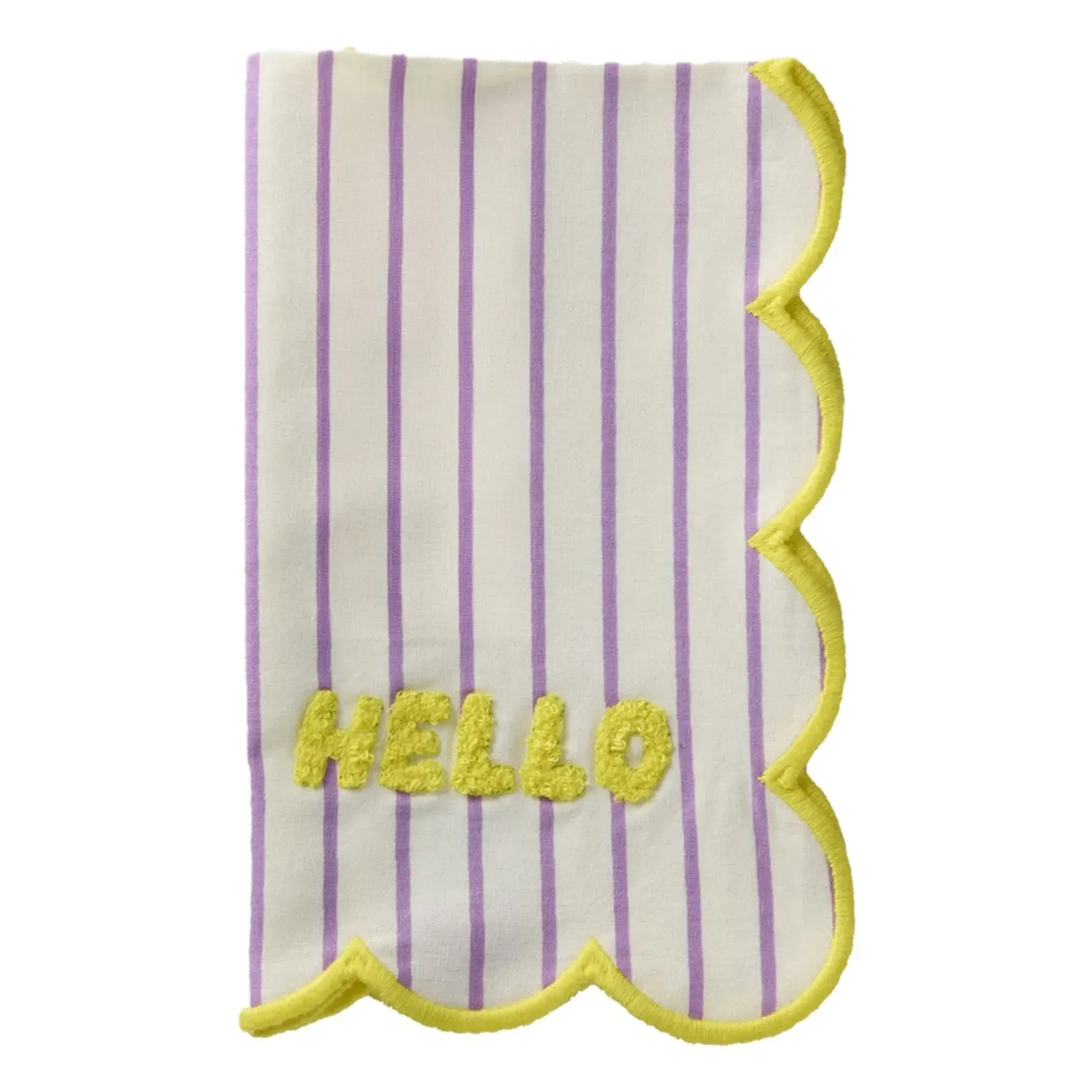 Hello Napkin - Yellow, Cotton product