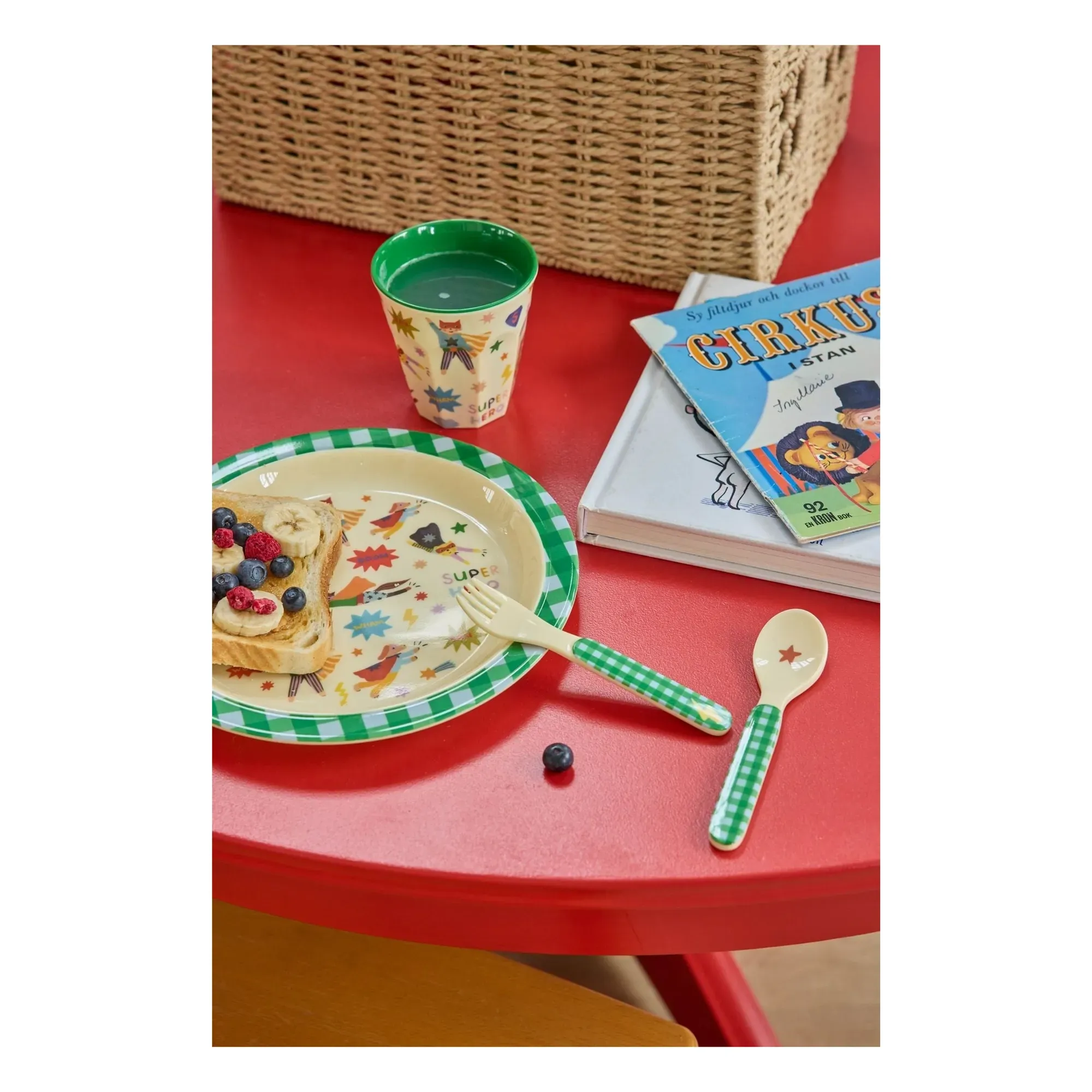 Hero Melamine Cutlery - Green alternate view