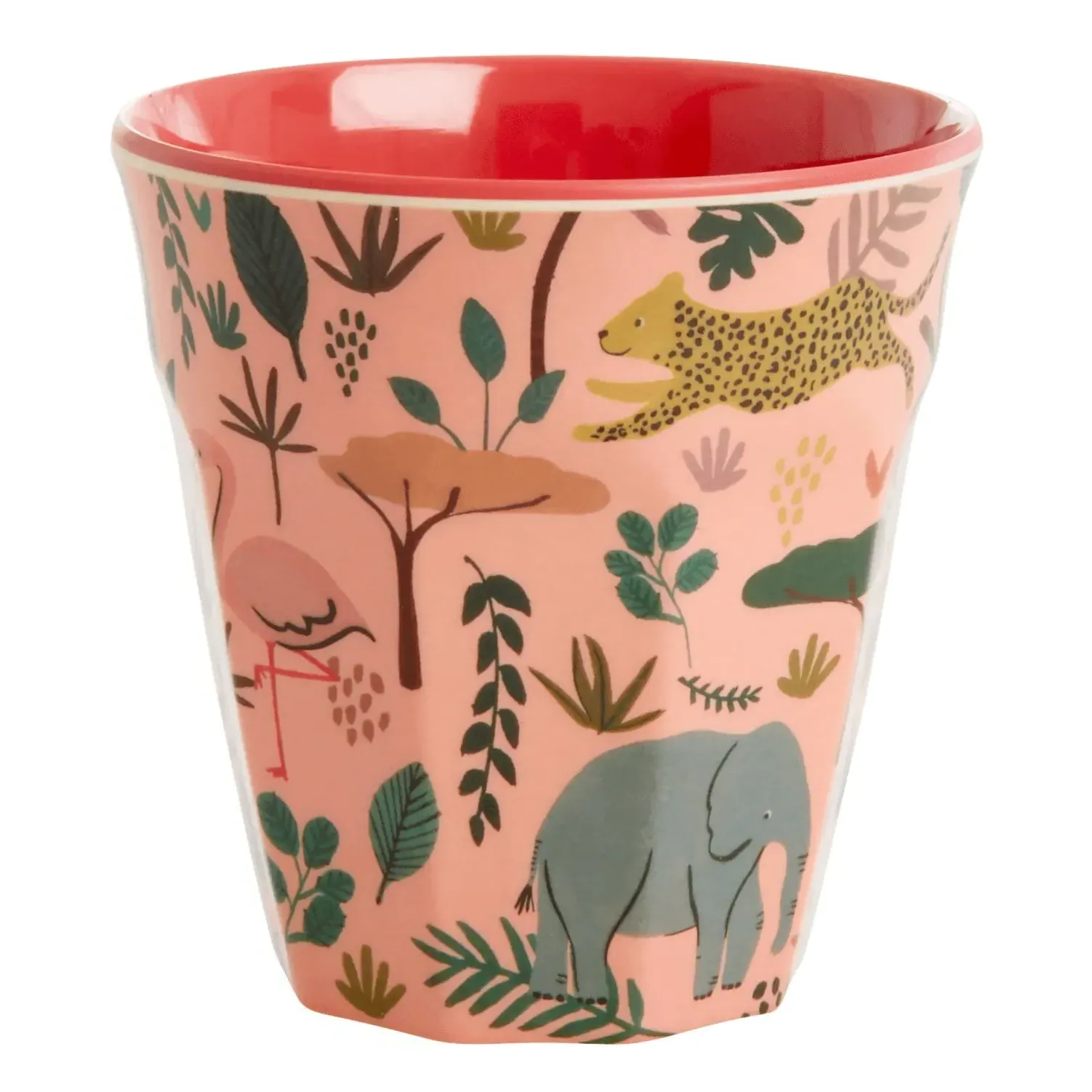 Jungle-Themed Cups Set of 6 - Multicoloured, Melamine alternate view