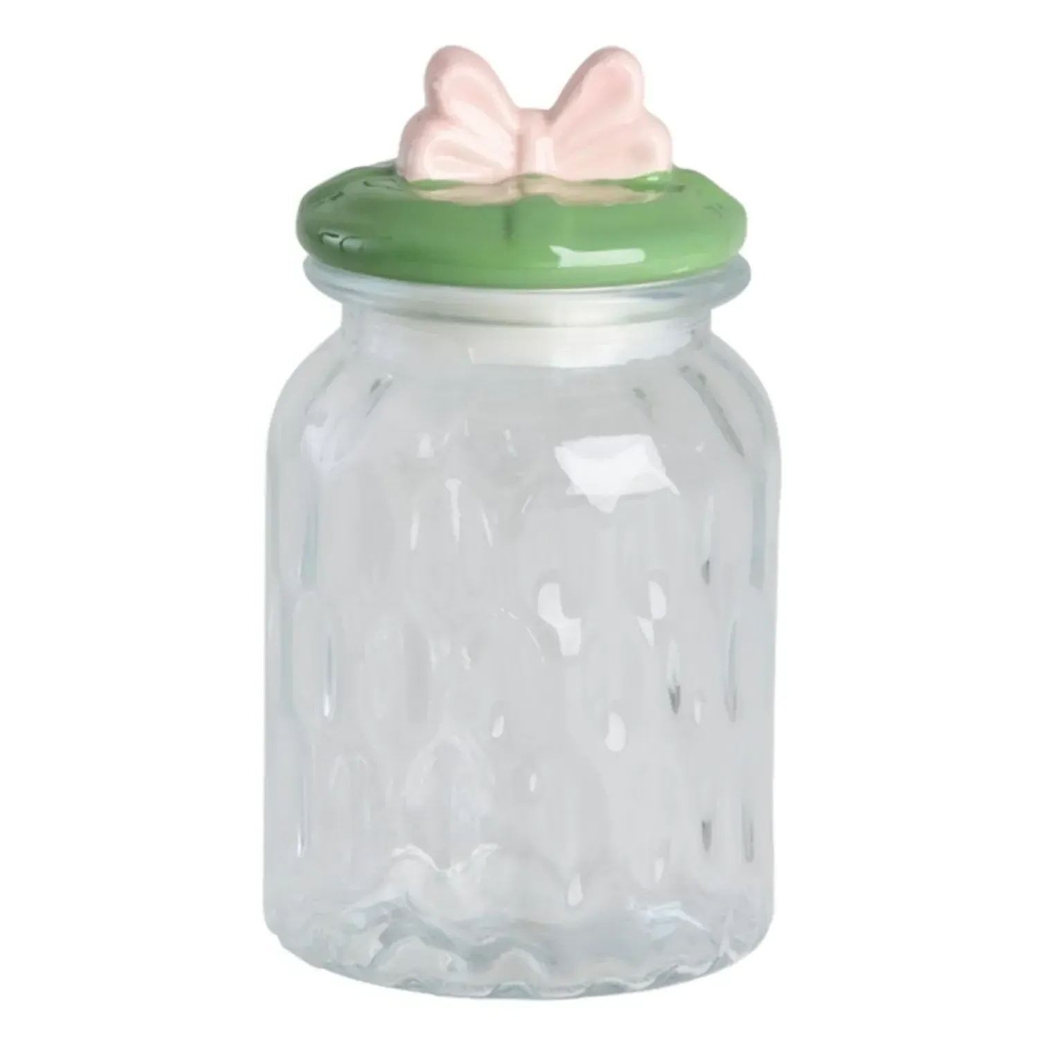 Knot Glass Jar - Purple product