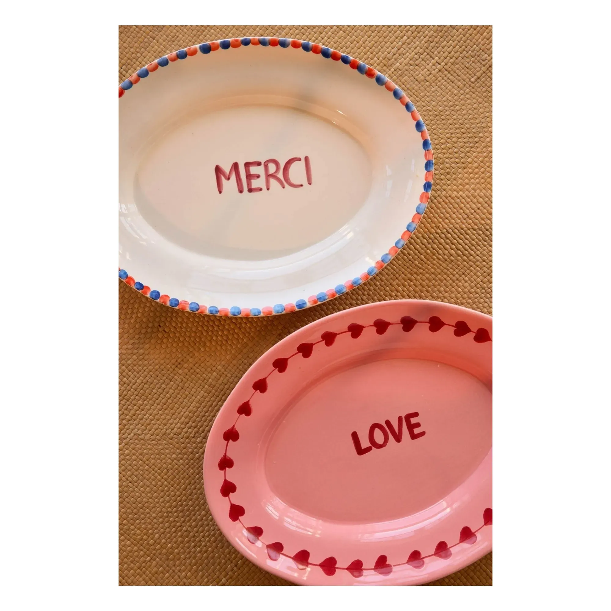 Merci Ceramic Dish - Ecru alternate view