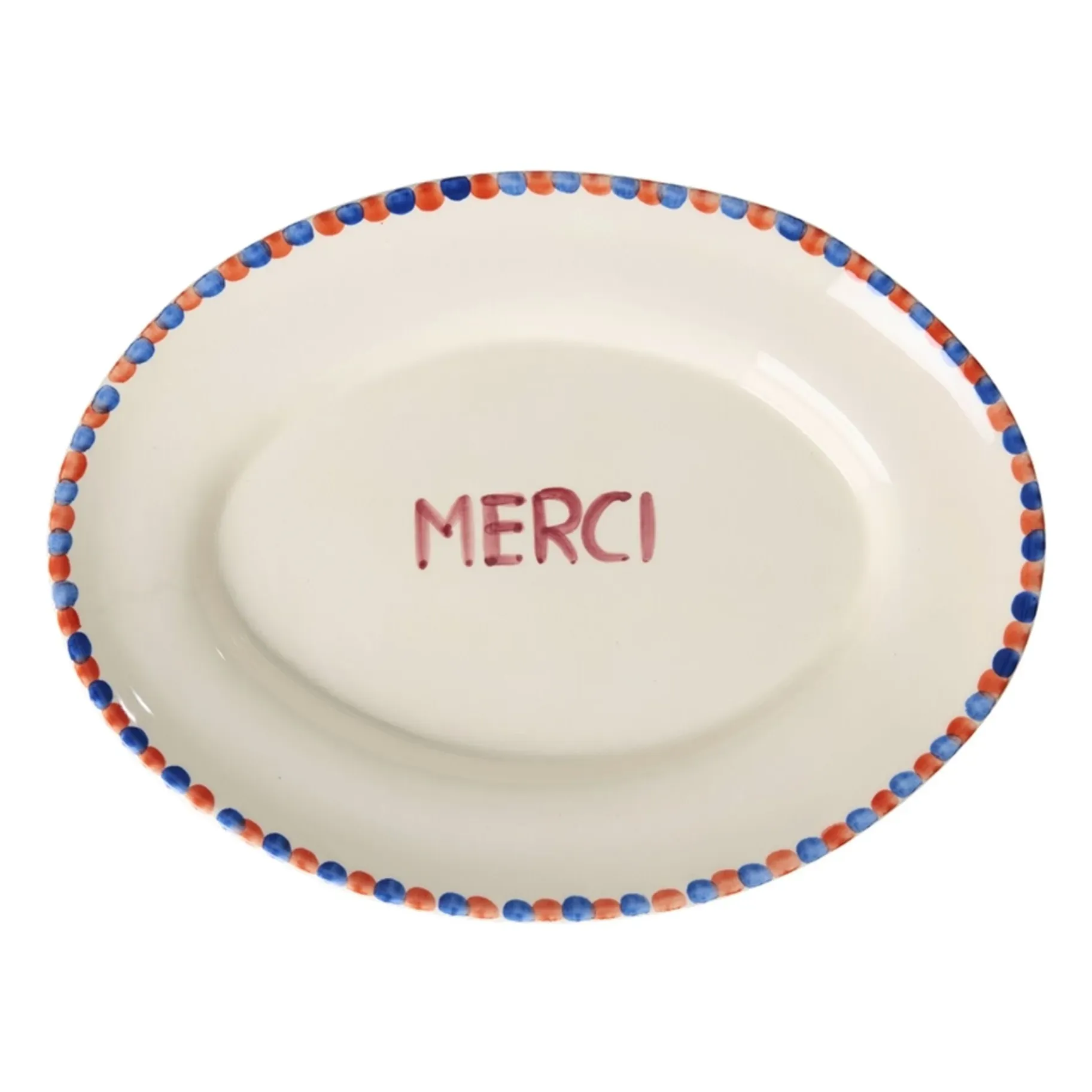 Merci Ceramic Dish - Ecru product
