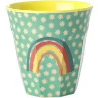 Rainbow Goblet Cup - Green, Melamine alternate view