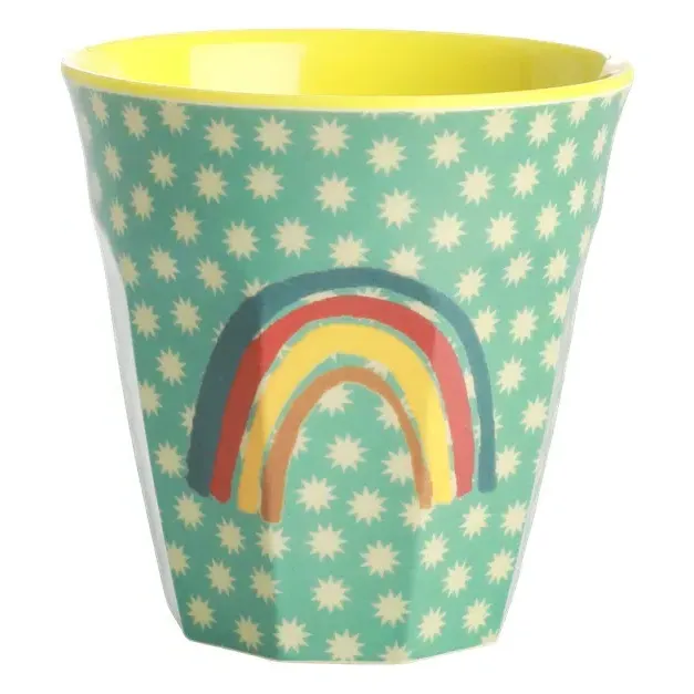 Rainbow Goblet Cup - Green, Melamine product