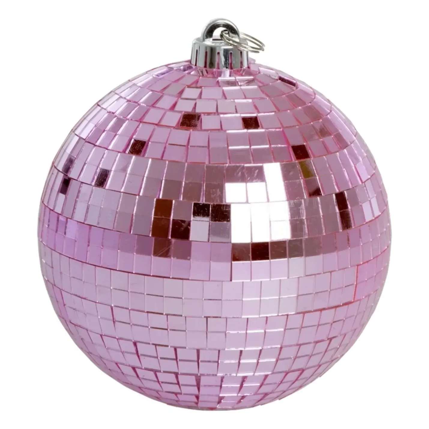 Rice Faceted Ball Decoration - Pink, Mirror product
