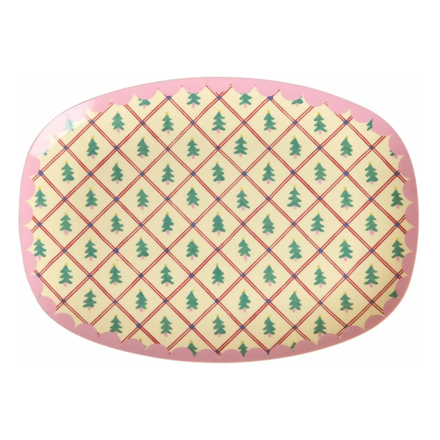 Rice Rectangular Melamine Dish - Cream product
