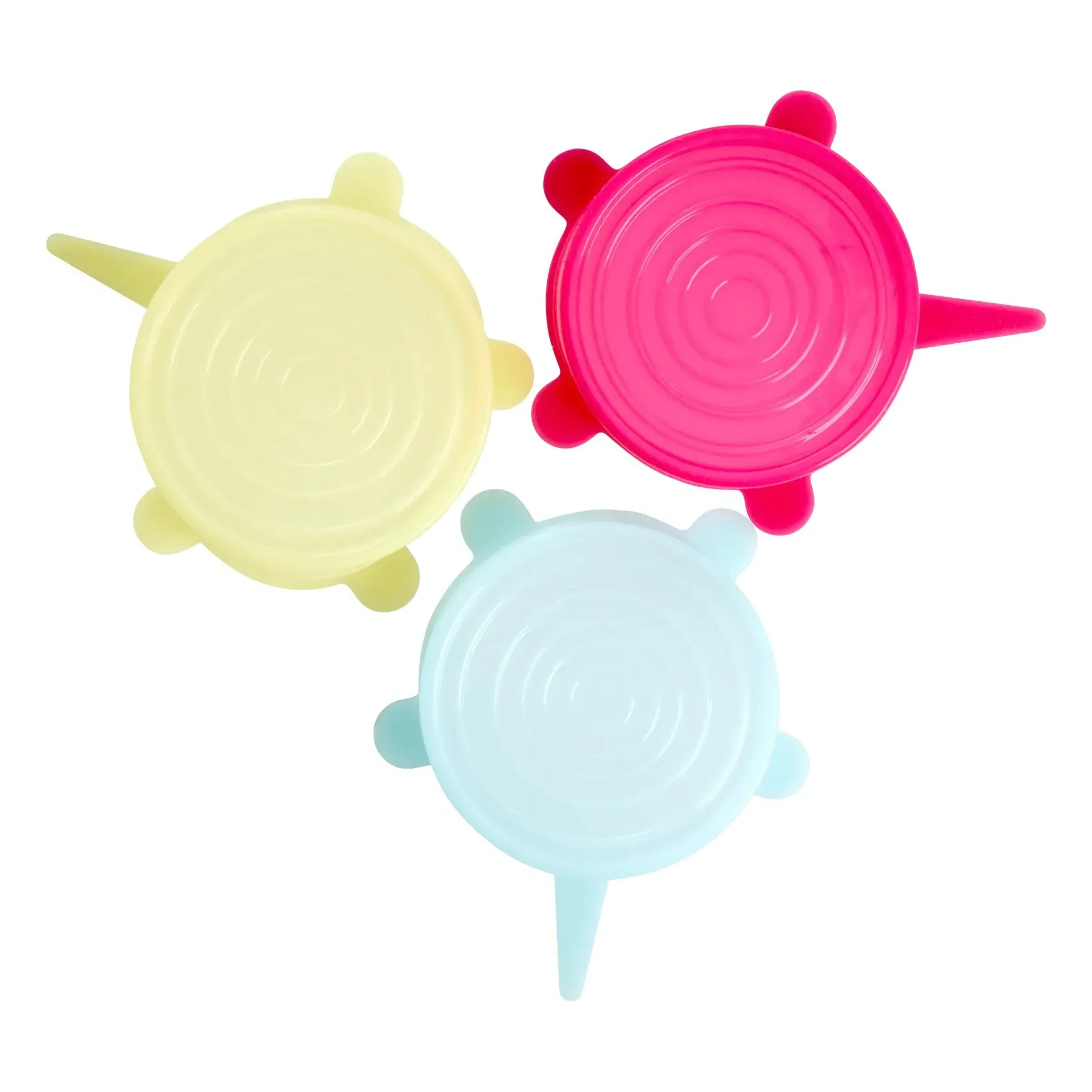 Rice Silicone Lids Set of 3 - Multicoloured, Silicone product