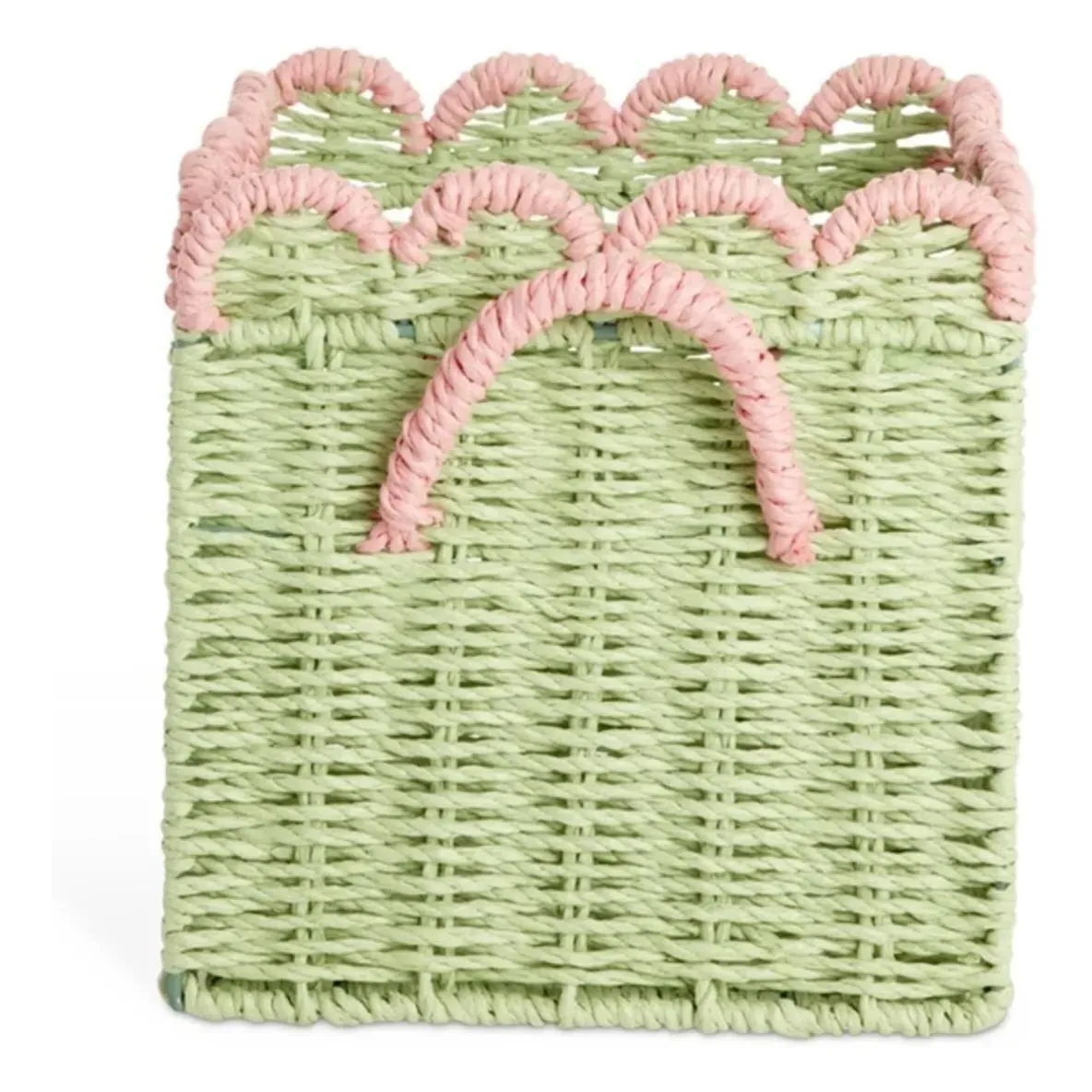 Rice Storage Basket - Almond Green, Paper Rope product