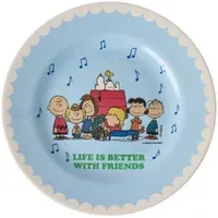 Rice x Snoopy Life Is Better Together Melamine Plate - Blue alternate view