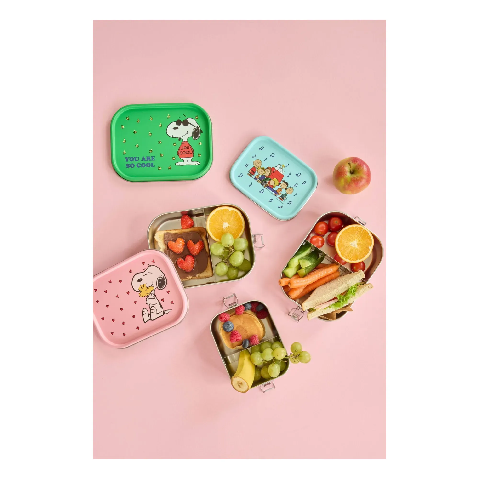 Rice x Snoopy Lunch Box - Blue, Stainless Steel alternate view