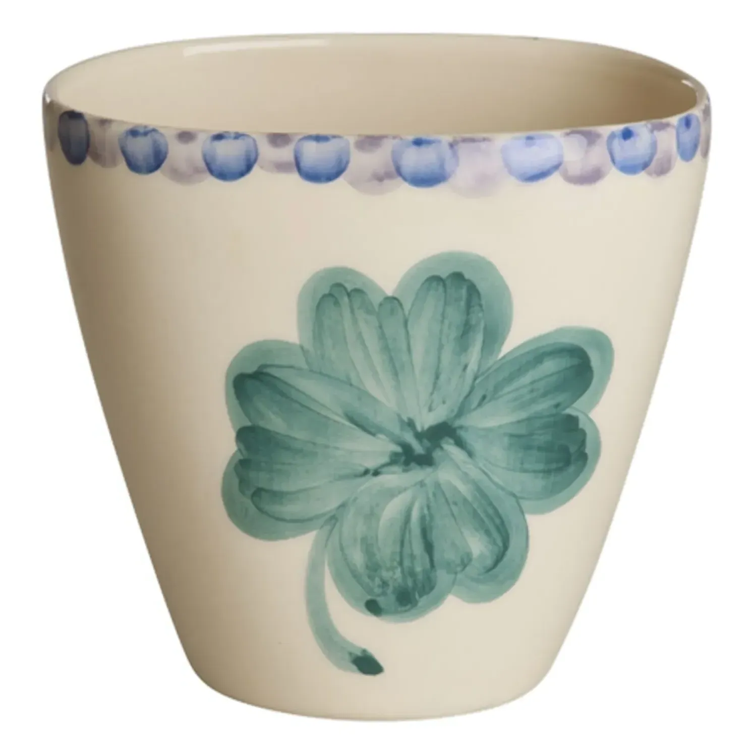 Shamrock Ceramic Mug - Ecru product