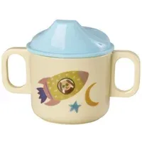 Space Dog Learning Mug - Blue, Melamine alternate view