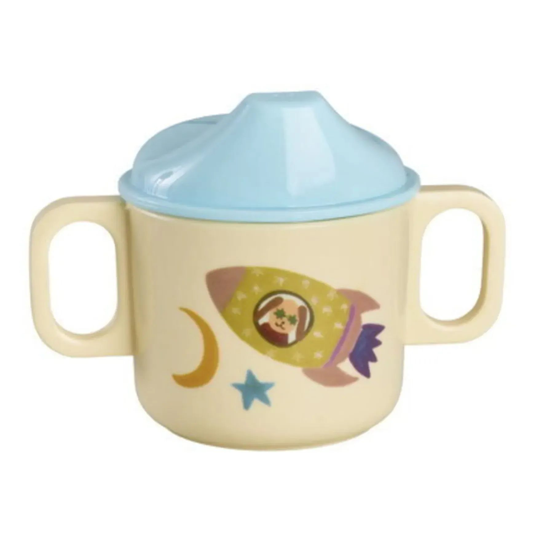 Space Dog Learning Mug - Blue, Melamine product