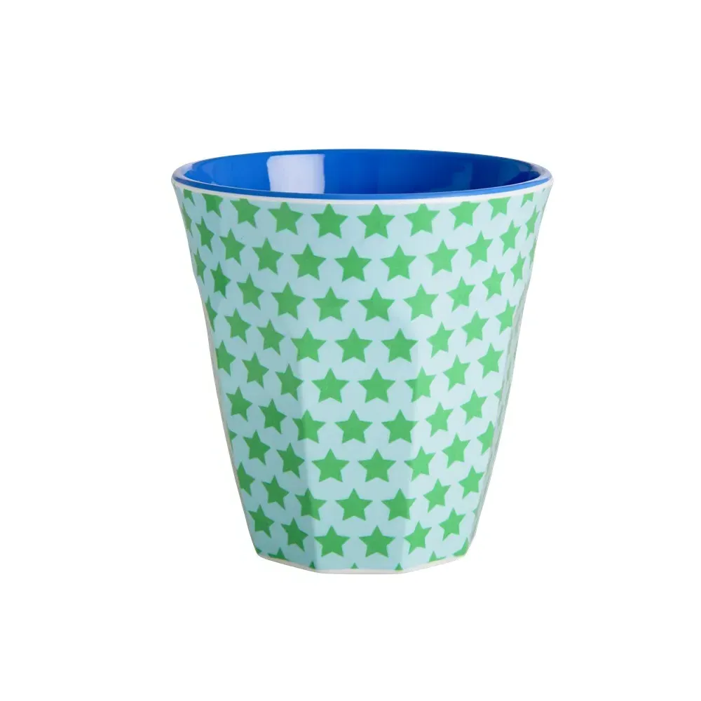 Stars Print Goblet - Green, Melamine product