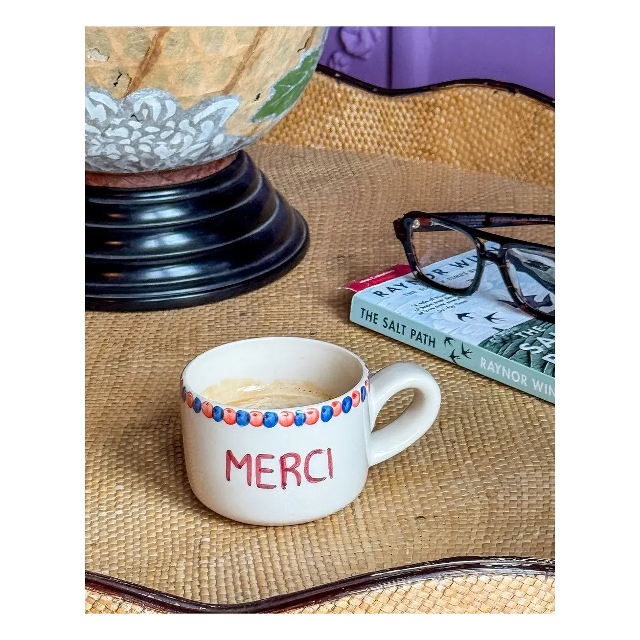 Thank You Ceramic Mug - Ecru alternate view