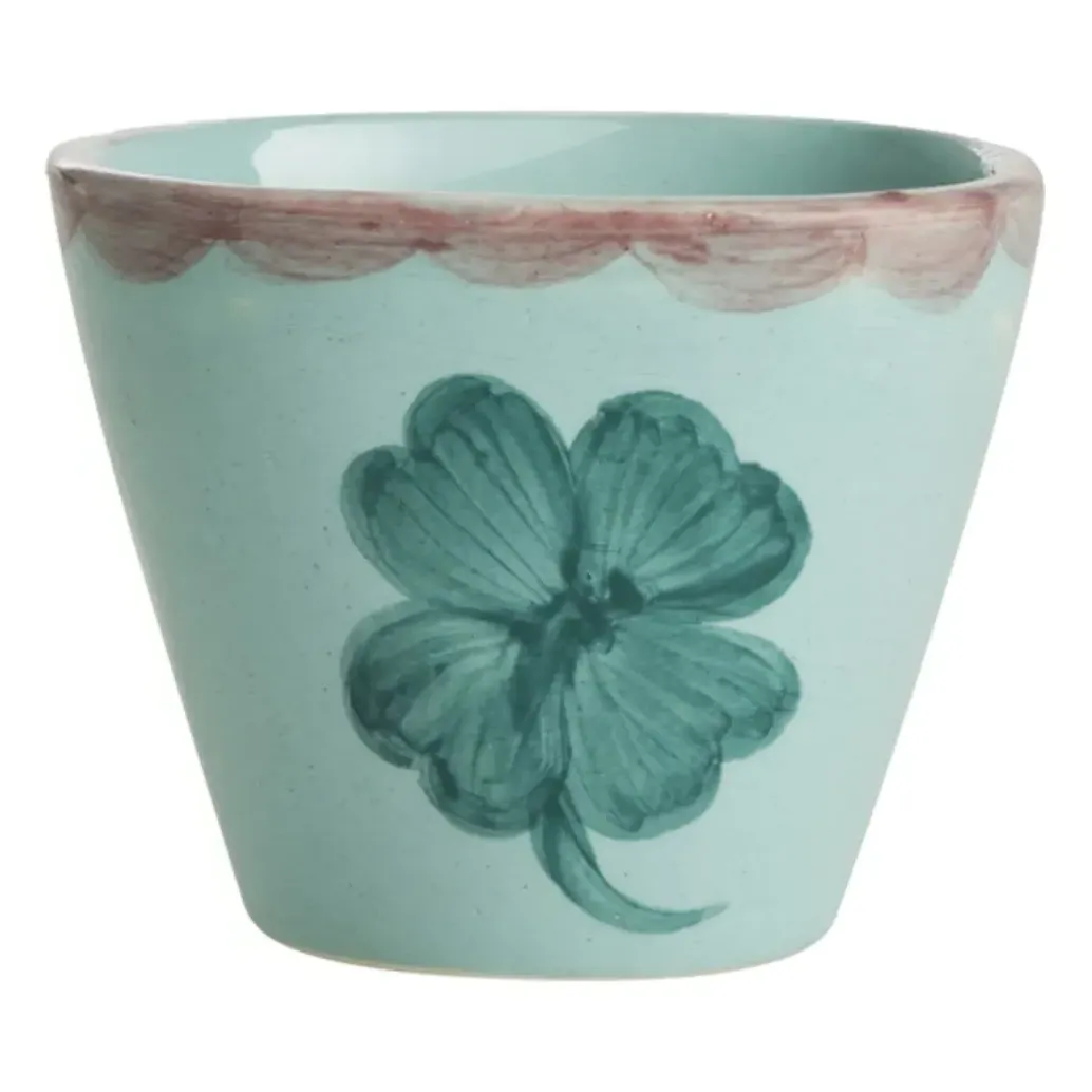 Trefoil Ceramic Espresso Cup - Blue product