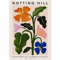 Notting Hill Art Print - Multicoloured alternate view