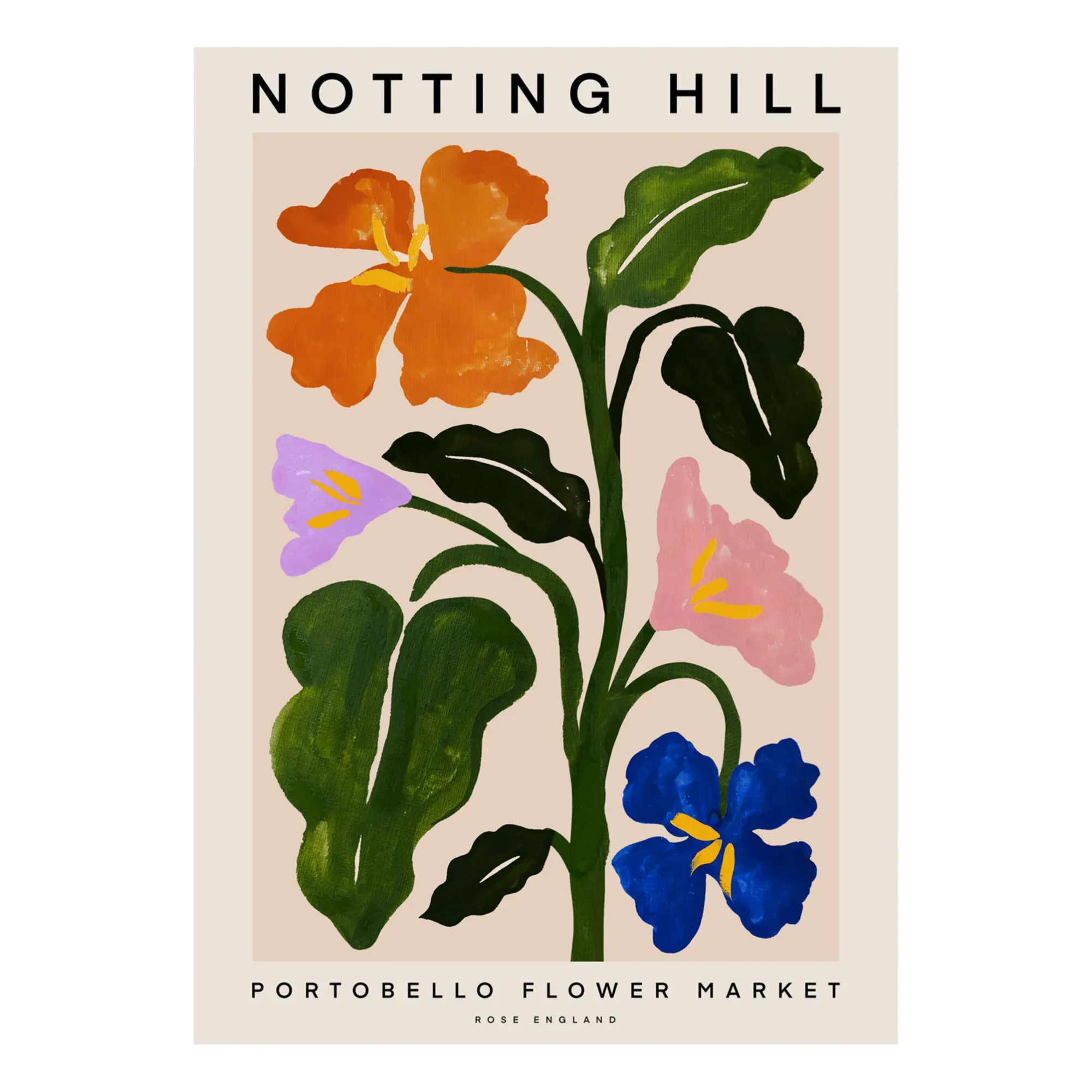 Notting Hill Poster - Multicoloured product