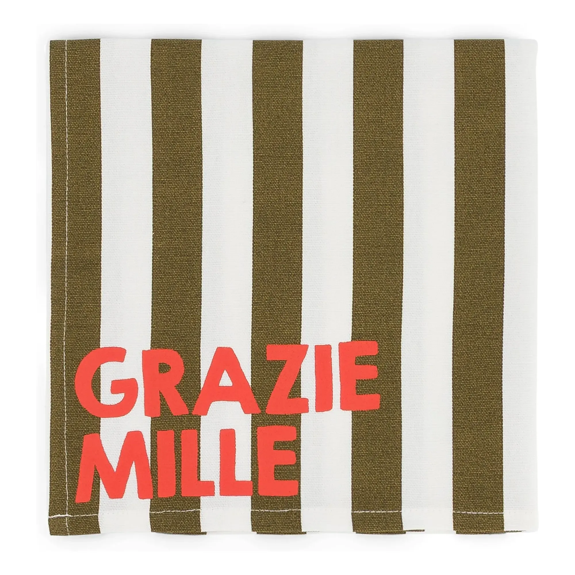 Josephine Grazie Mille Napkins Set of 2 - Khaki, Cotton product