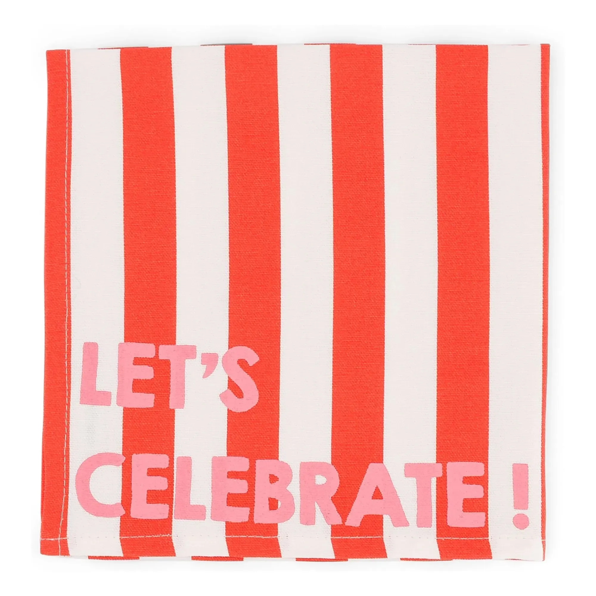 Josephine Let's Celebrate Napkins Set of 2 - Red, Cotton product