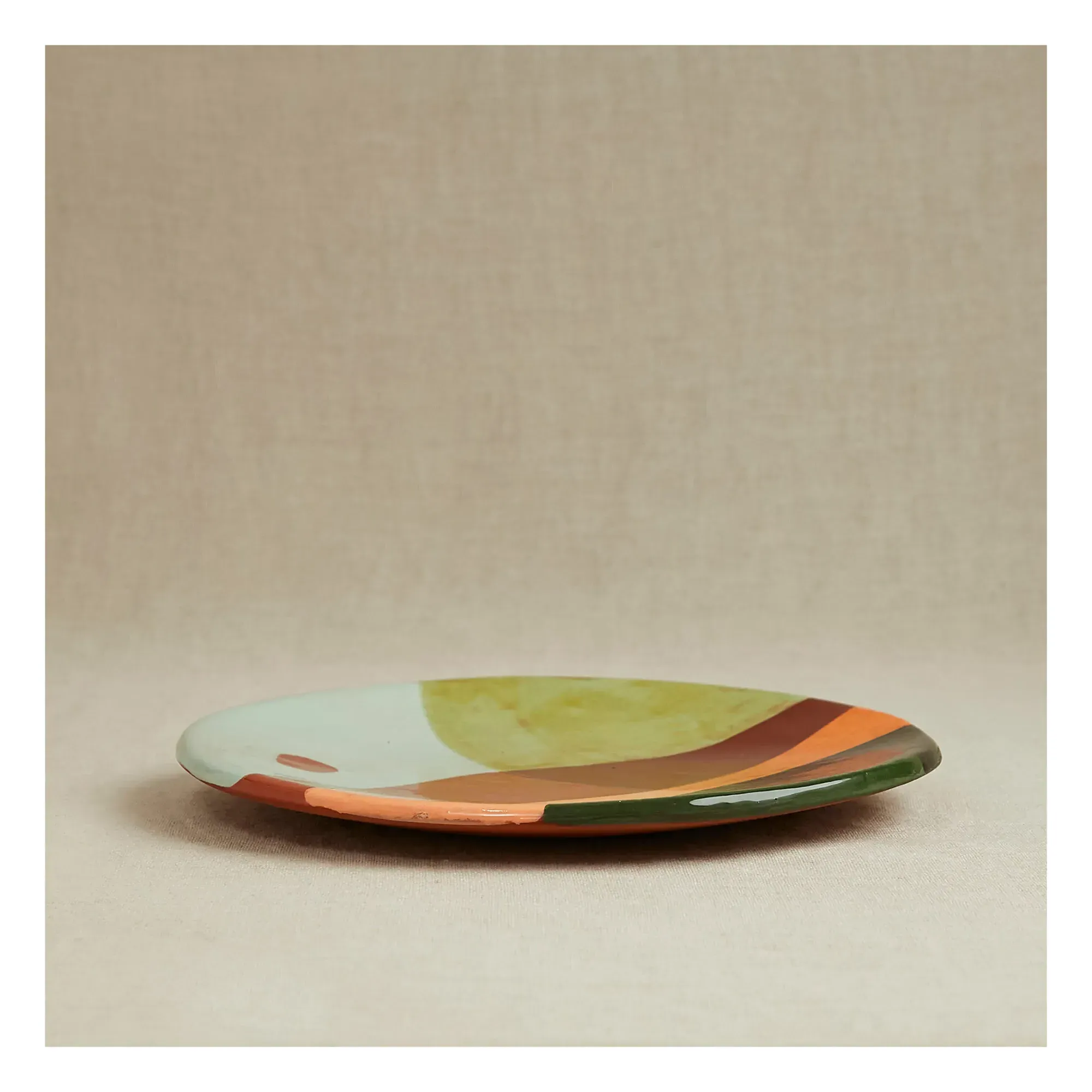 Rosi Mistou Round Display Dish - Celadon, Ceramic alternate view
