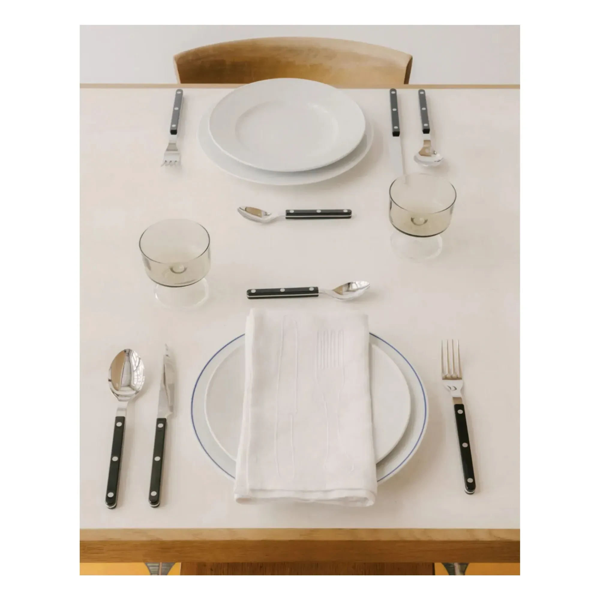 Bistrot 24-Piece Cutlery Set - Black, Nylon alternate view