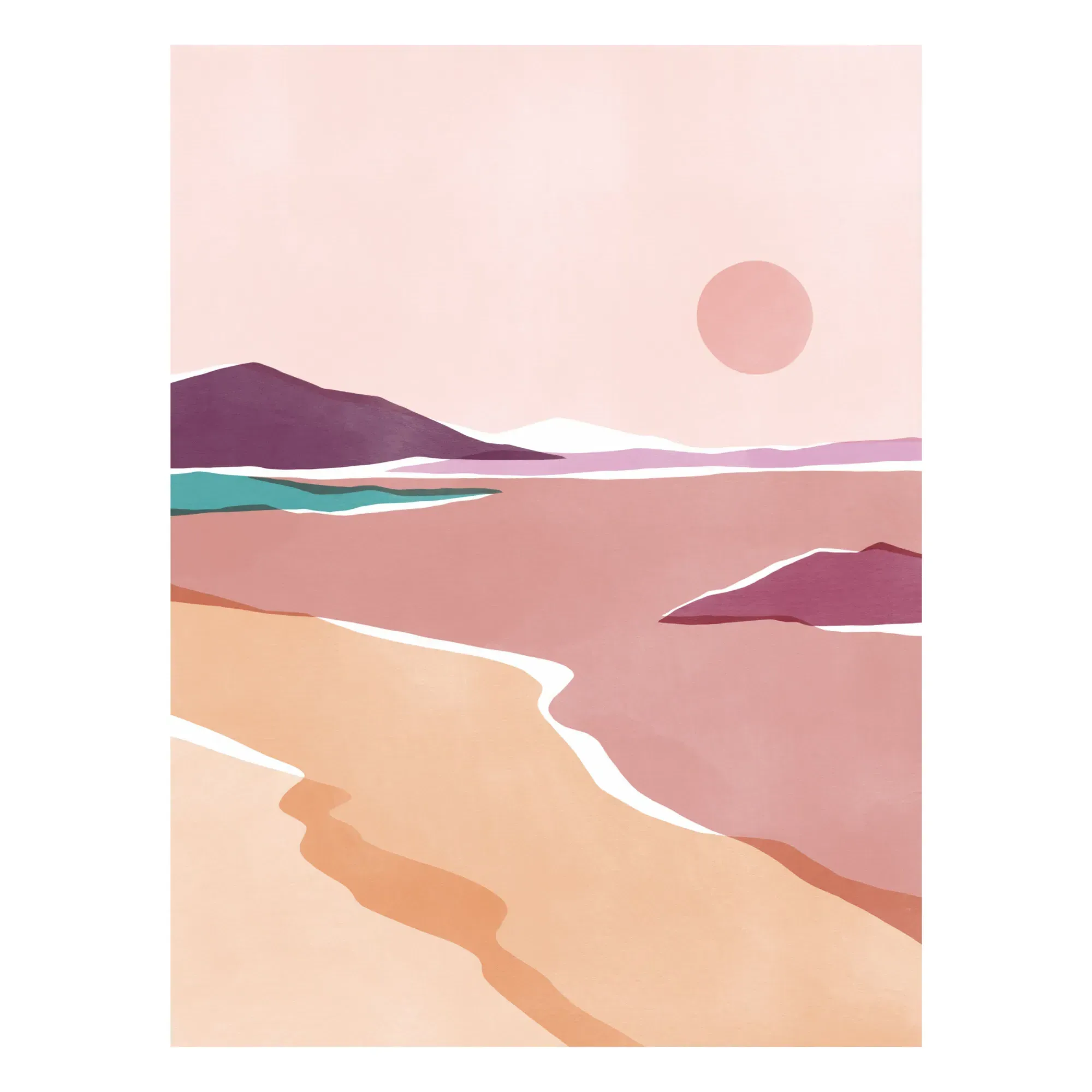 Douce Escapade Wall Poster - Multicoloured product