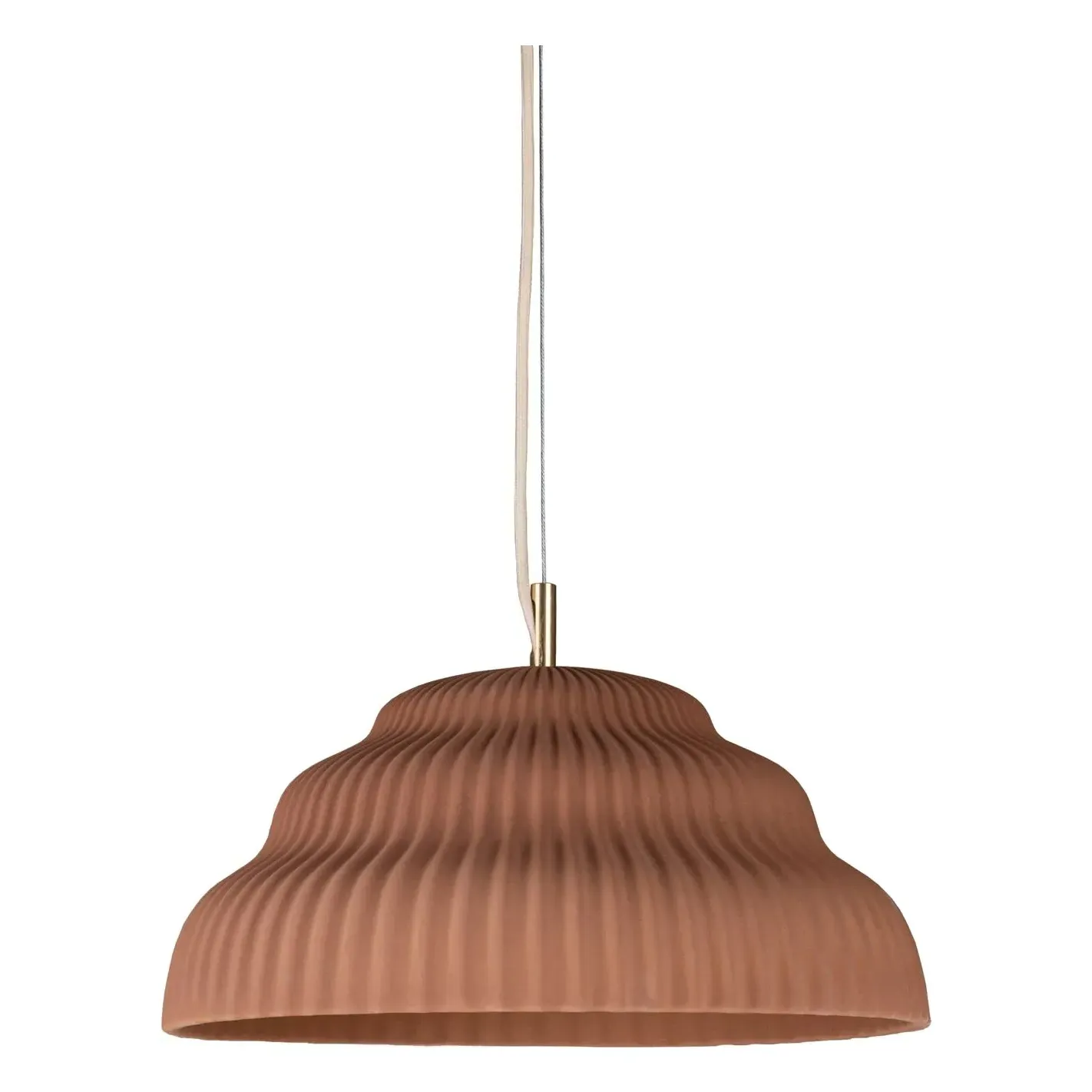 Kaskad Ceramic Suspension Lamp - Rust product