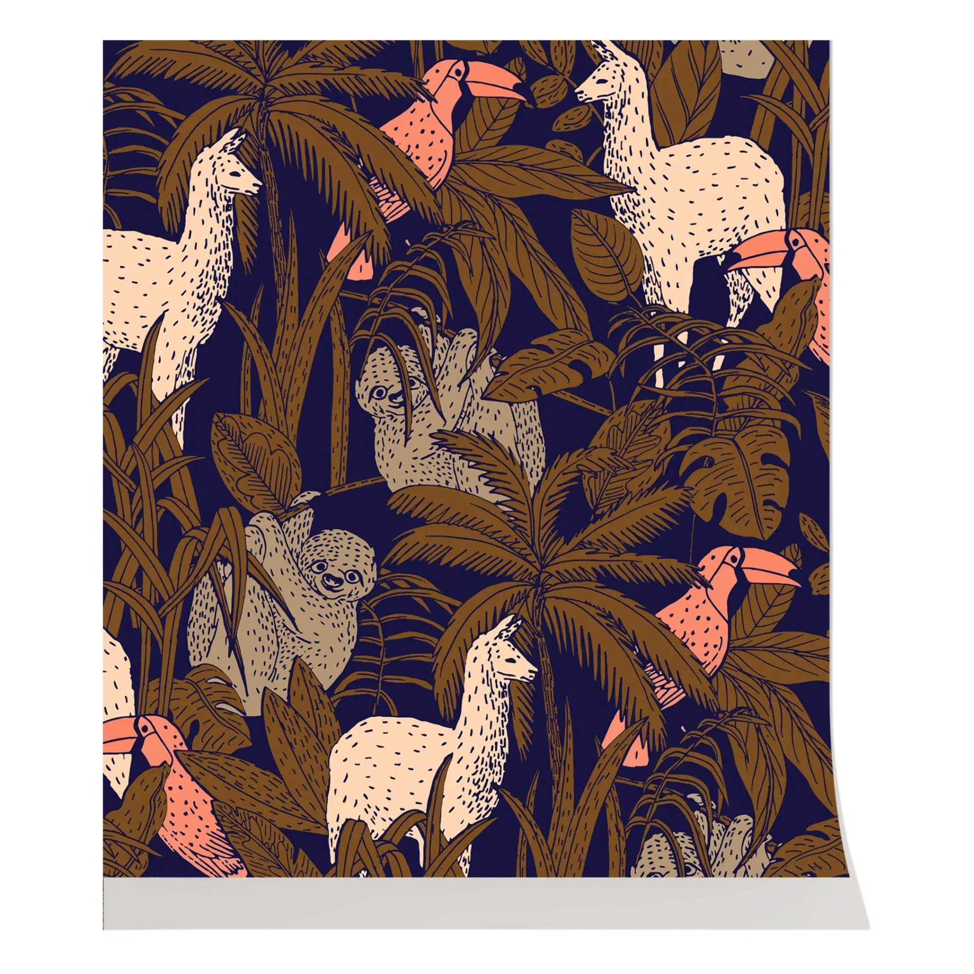 Amazon Wallpaper - Multicoloured, Non-Woven product