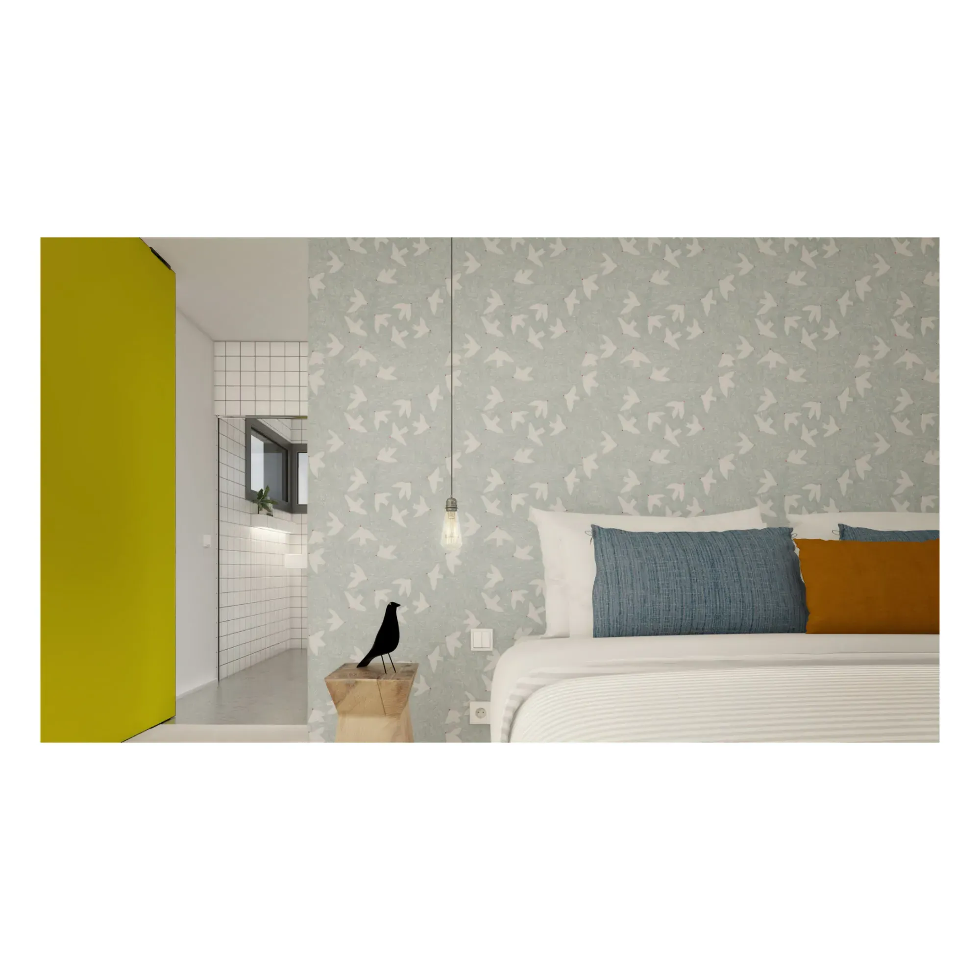 Paris Sky Wallpaper - Multicoloured, Non-Woven alternate view