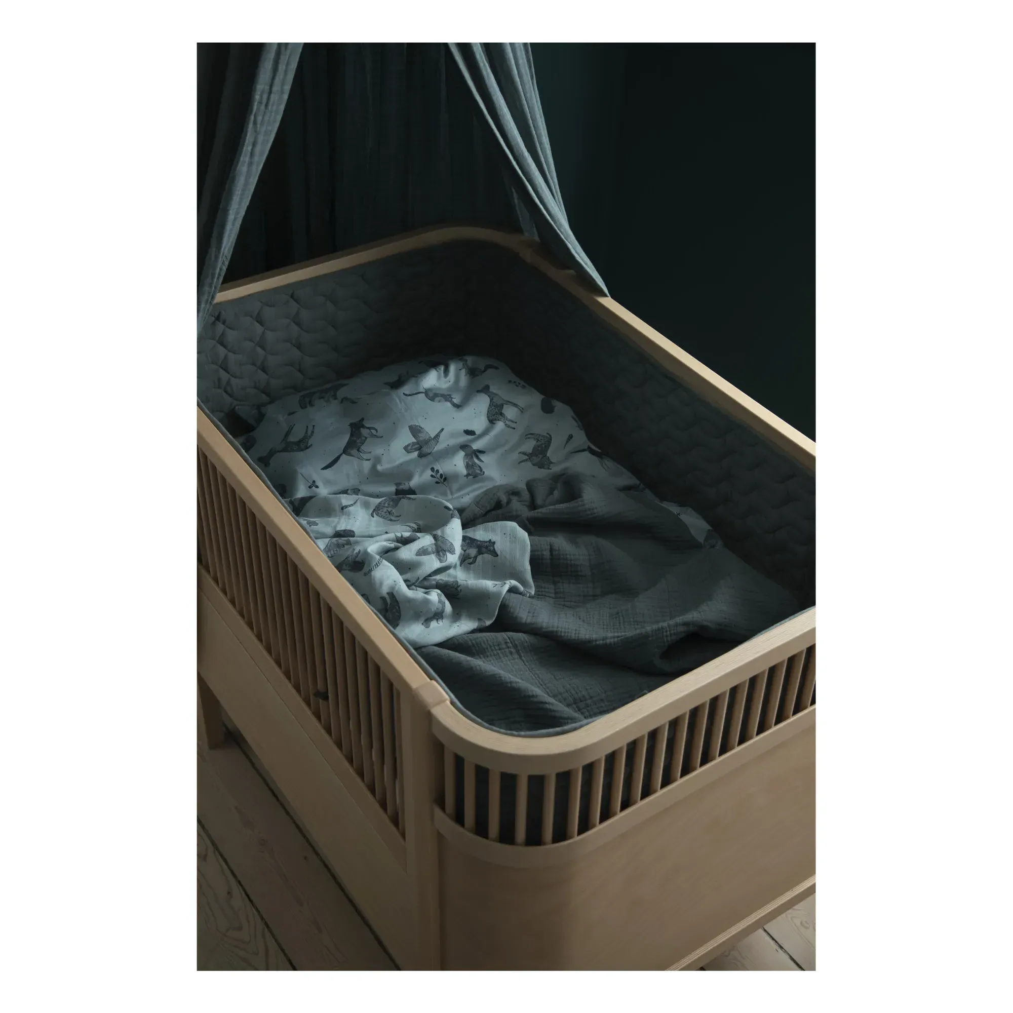 Adjustable Convertible Junior Bed - Beech alternate view