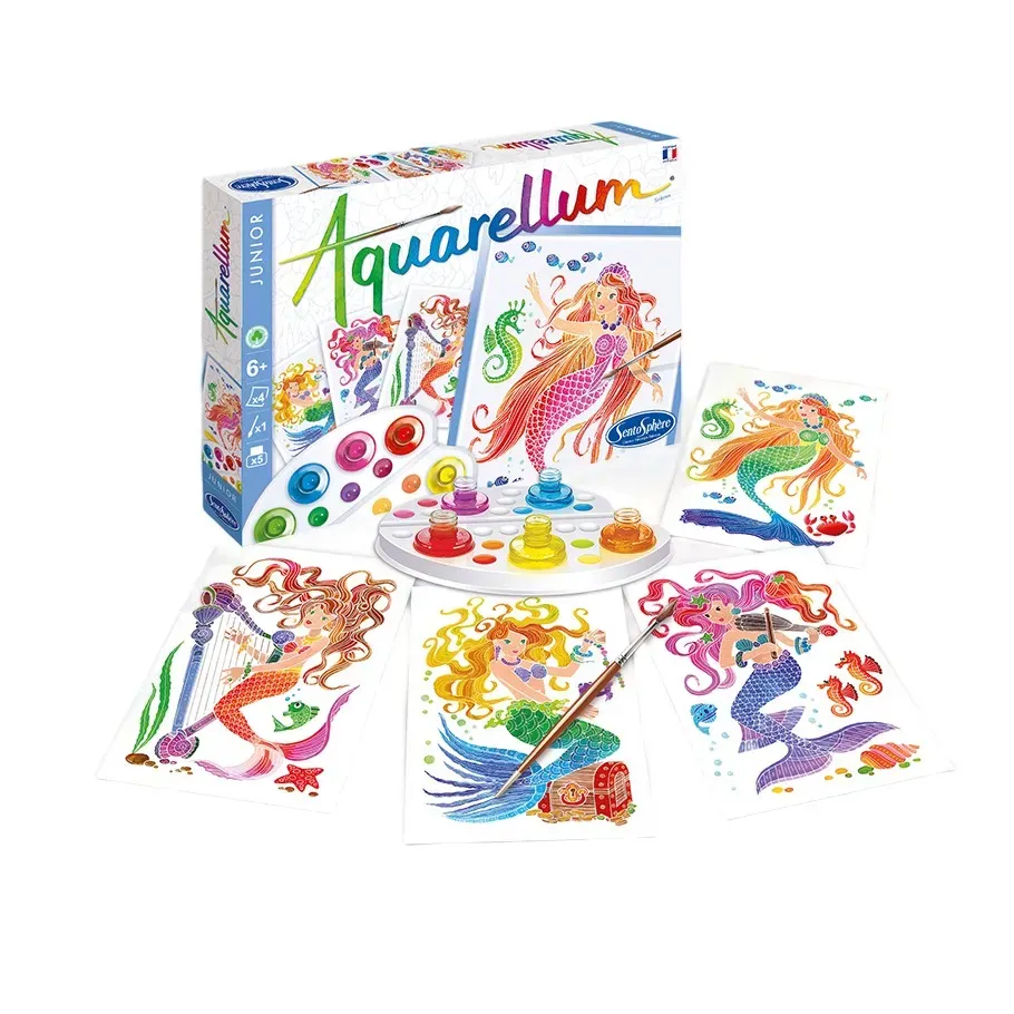 Aquarellum Mermaids Painting Set - Multicoloured product