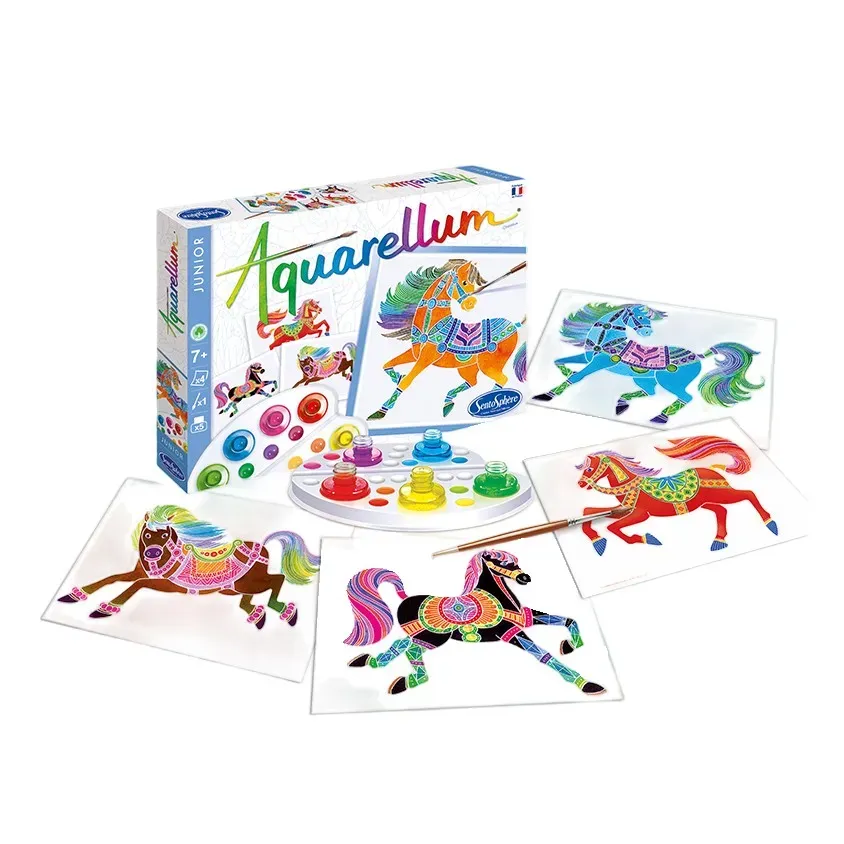 Horses Watercolor Painting Set - Multicoloured product