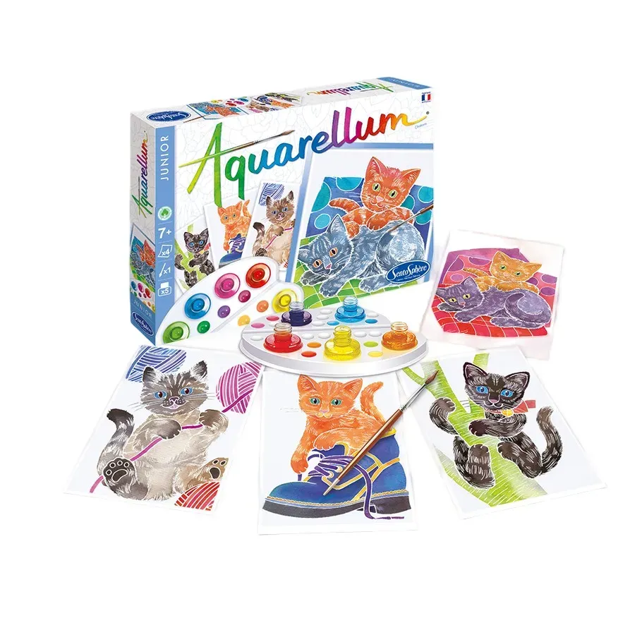 Kittens Watercolor Painting Set - Multicoloured product