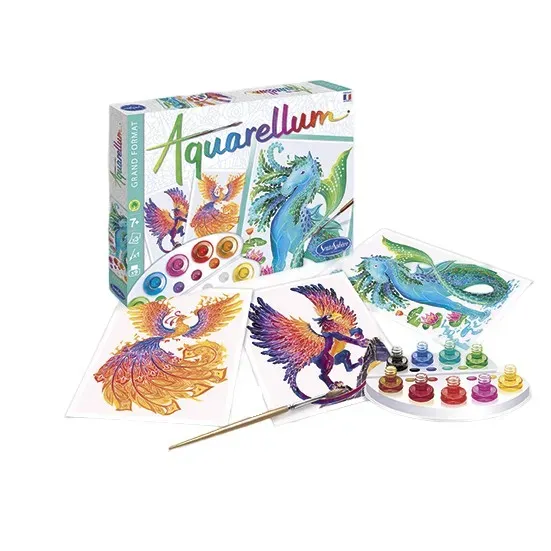 Mythical Animals Watercolor Painting Set - Multicoloured product