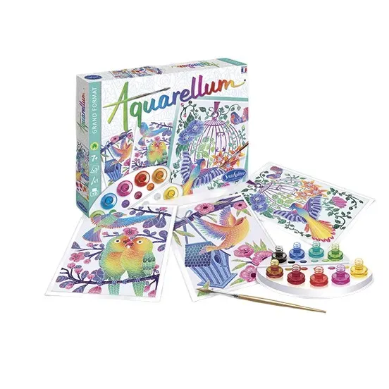 The Birds Take Flight Watercolor Painting Set - Multicoloured product