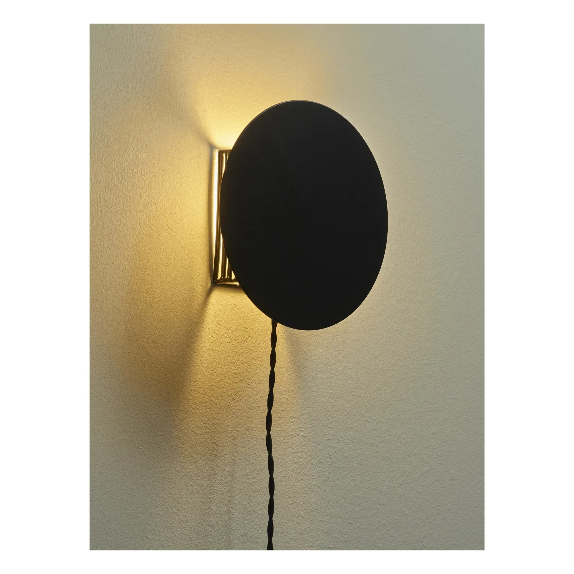 Antonino Sciortino Scudo Wall Lamp - Black, Metal alternate view