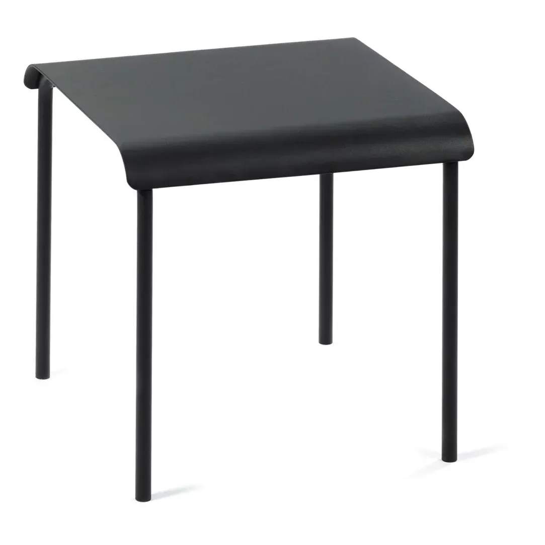 August Outdoor Stool - Black, Aluminium product