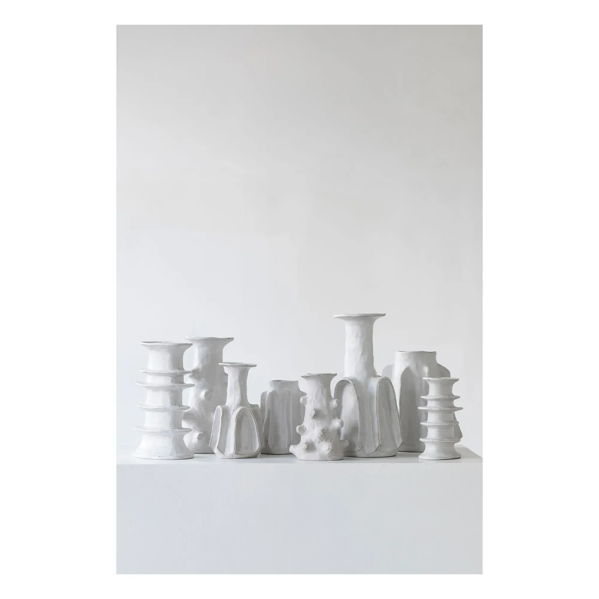 Billy Vase 04 - White, Stoneware alternate view