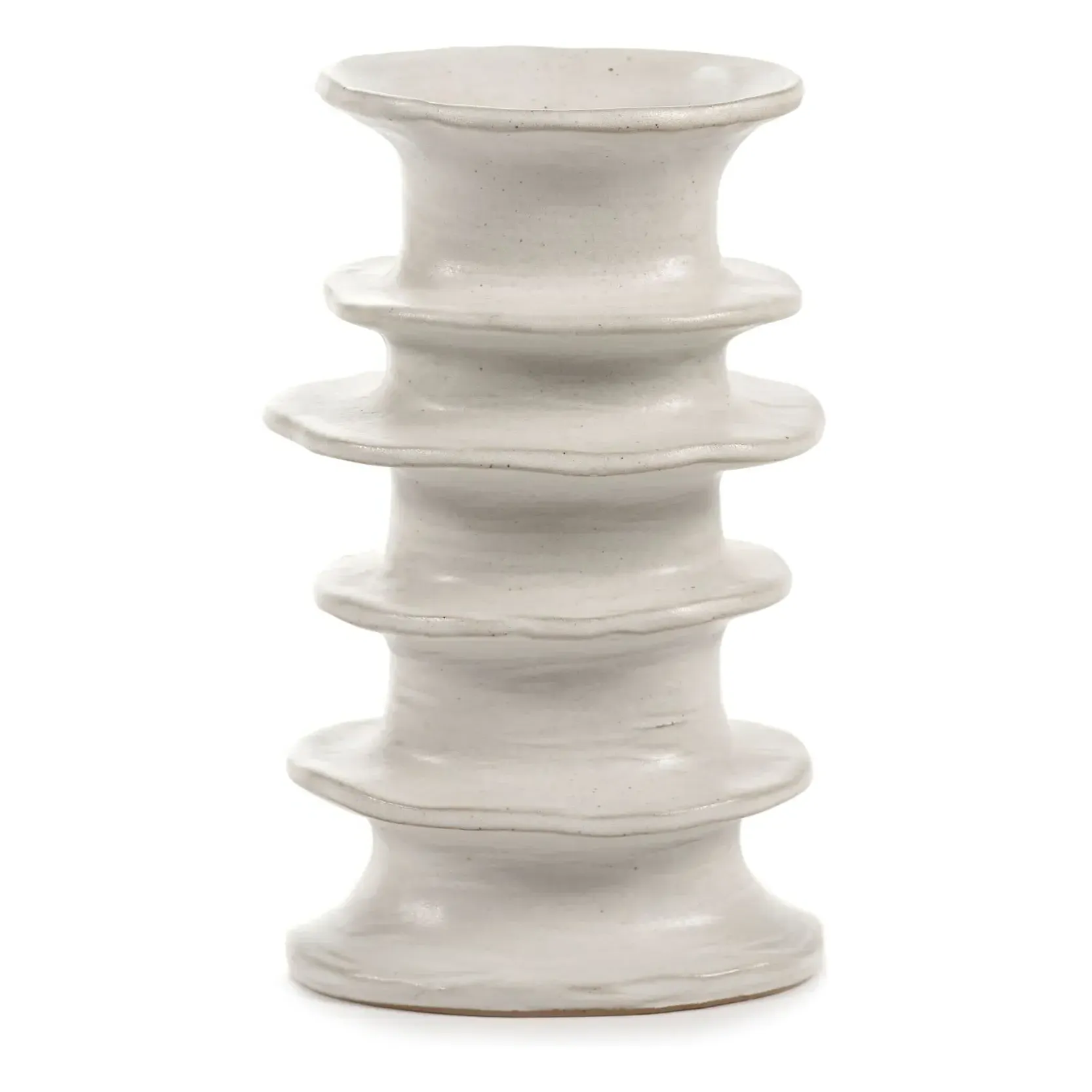 Billy Vase 04 - White, Stoneware product