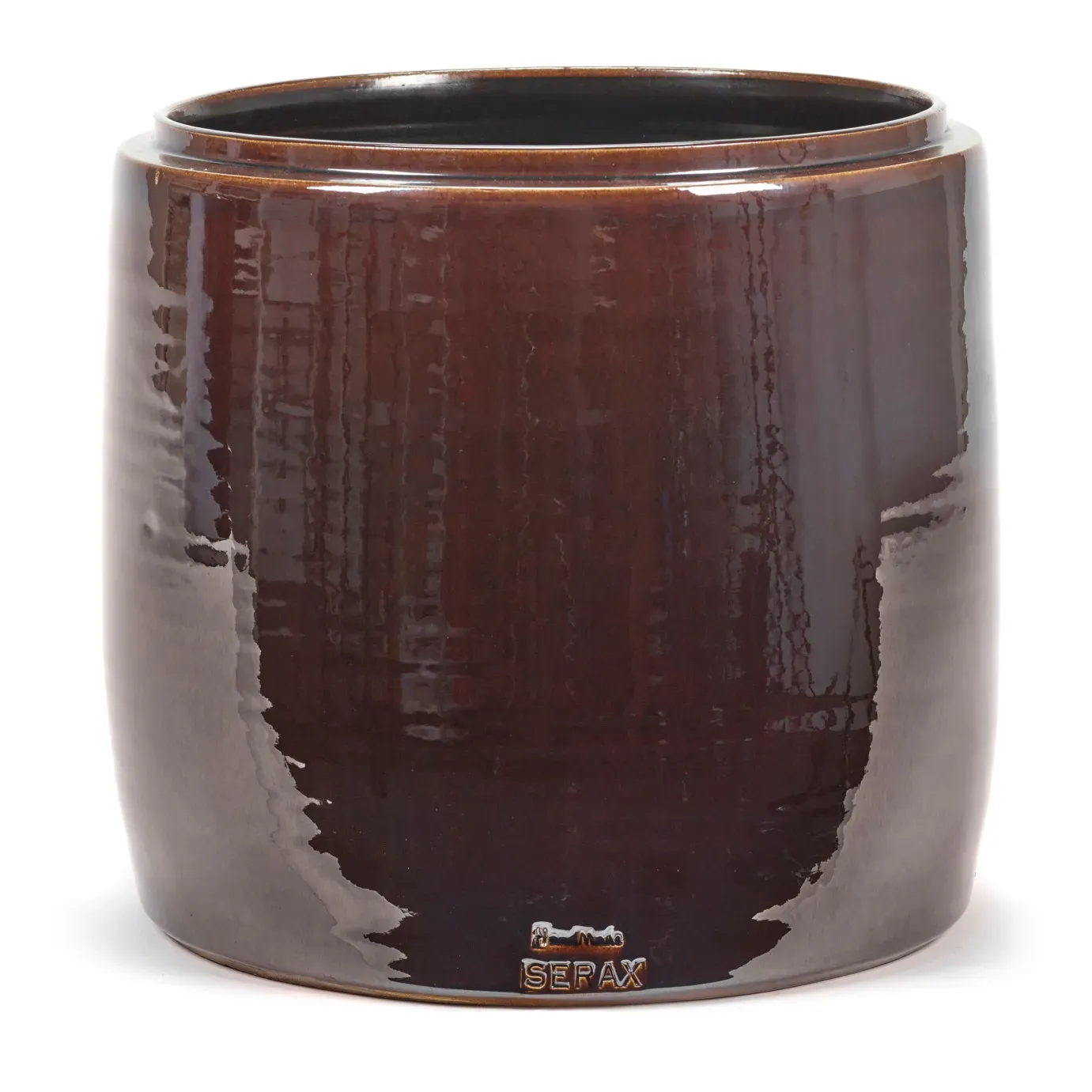 Ceramic Pot Cover - Brown product