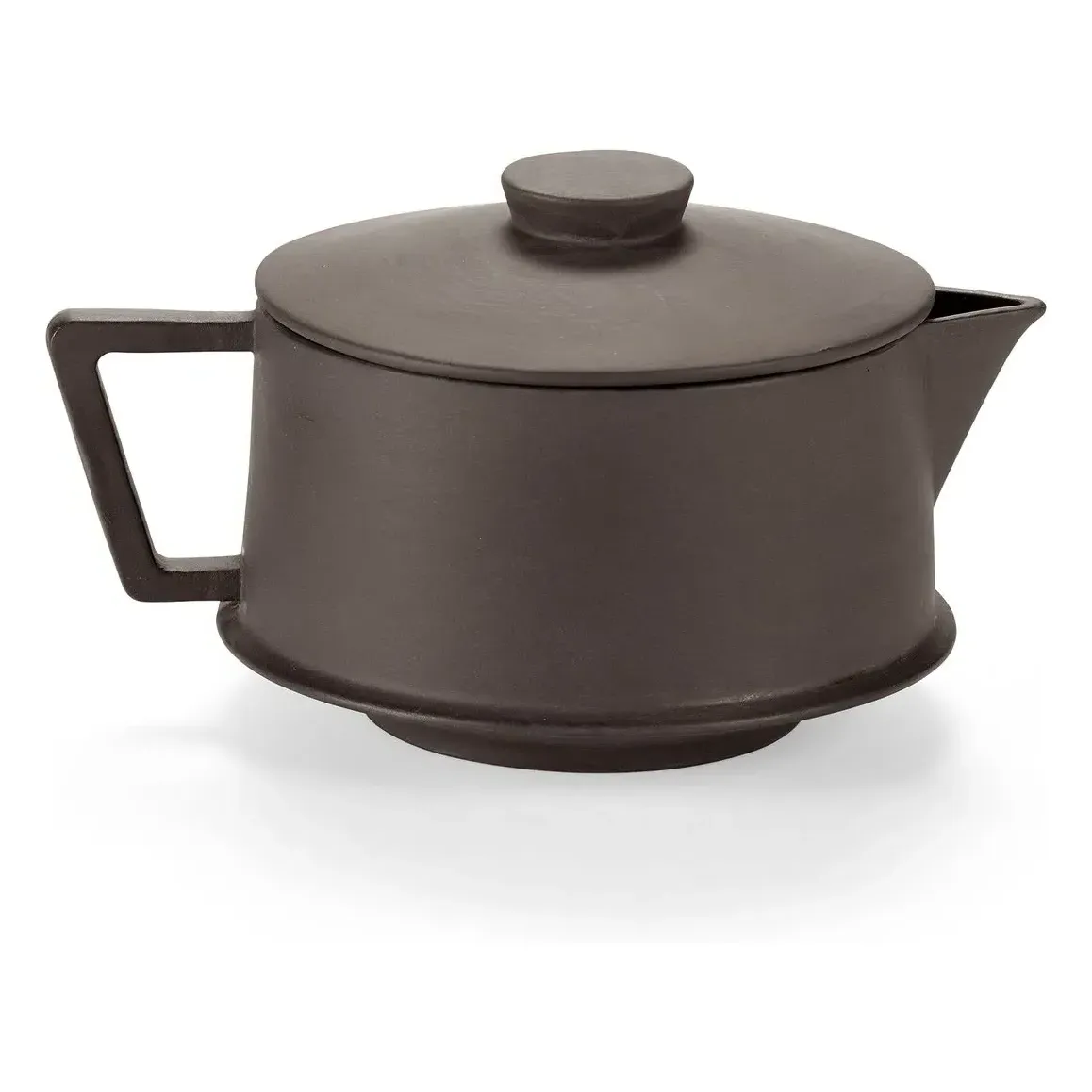 Dune by Kelly Wearstler Teapot - Charcoal Grey, Porcelain product
