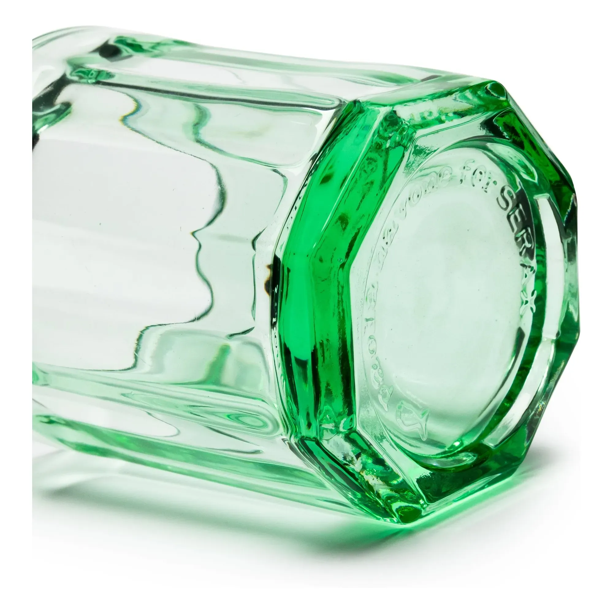 Fish & Fish Paola Navone Tinted Glasses Set of 4 - Green, Glass alternate view