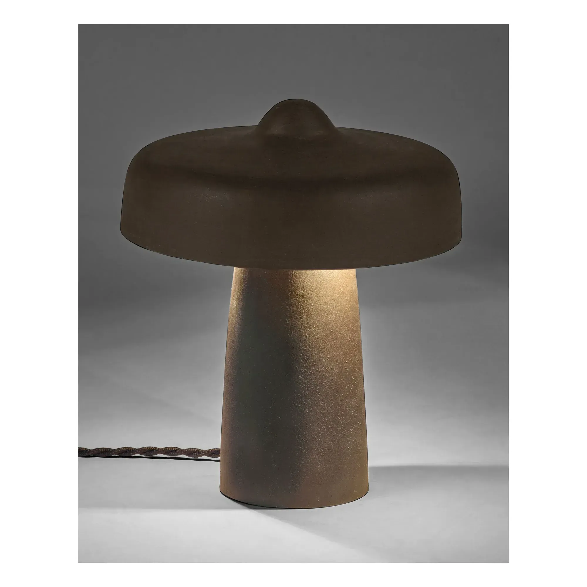 Fou by Alex Gabriels Table Lamp - Black, Stoneware alternate view
