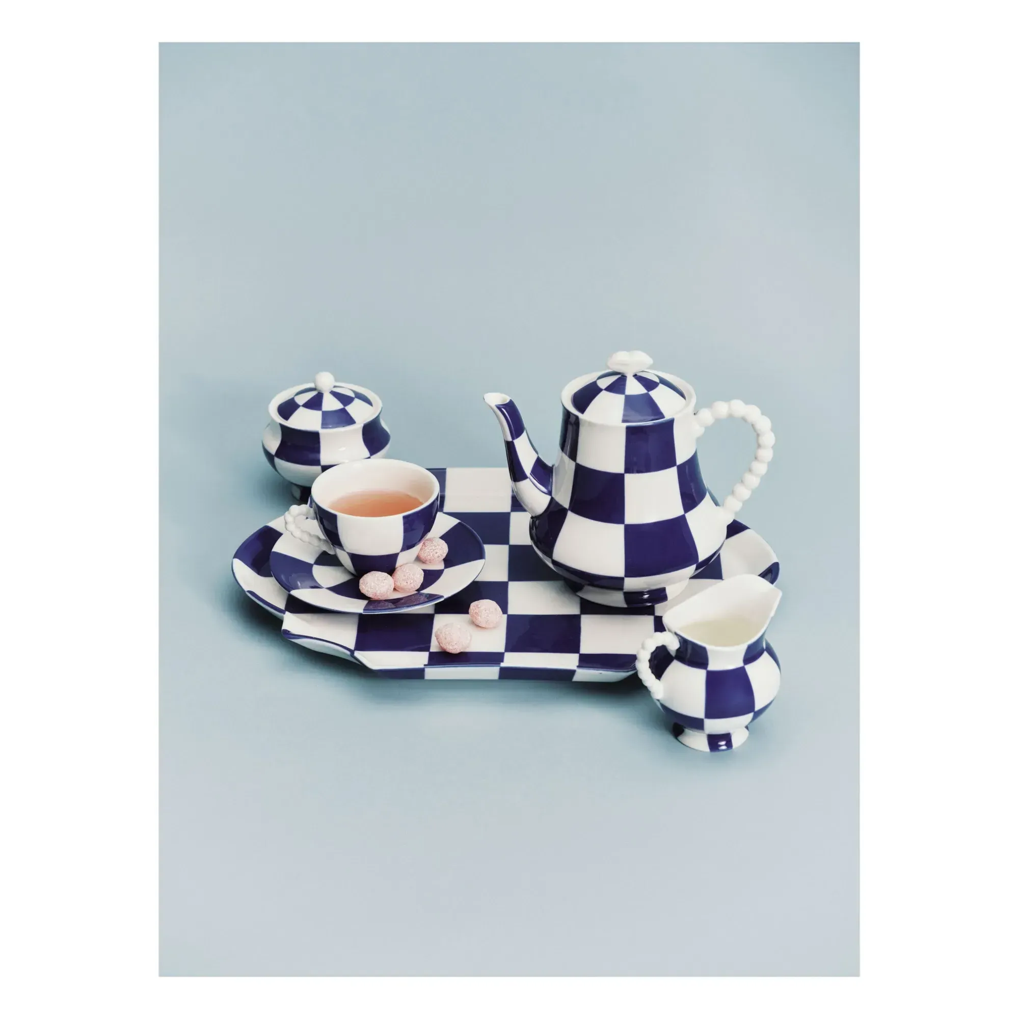Fête des Bêtes by Wouters & Hendrix Cups and Saucers - Blue, Porcelain alternate view