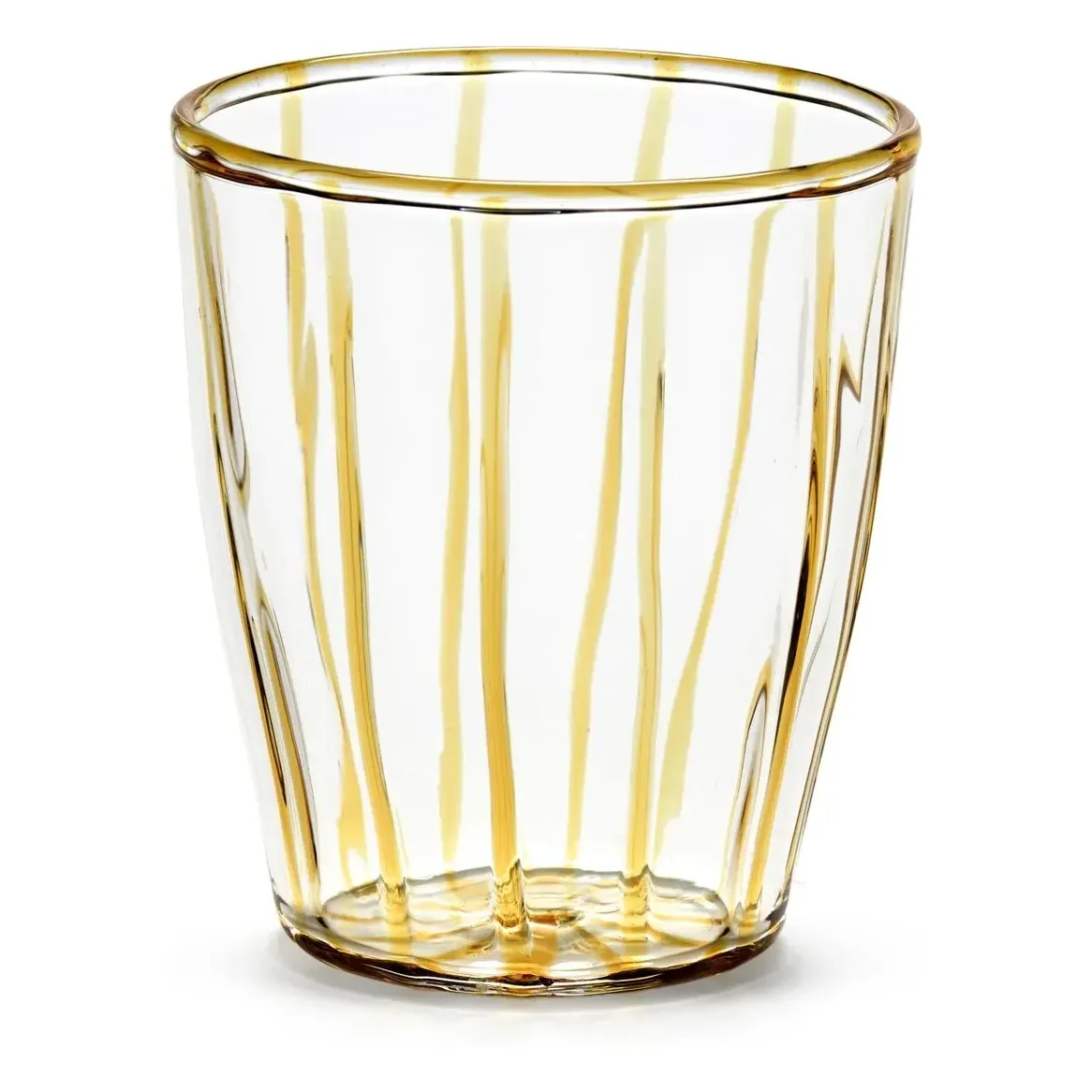 Gigi by Waww La Table Set of 4 Glasses - Yellow, Borosilicate Glass product