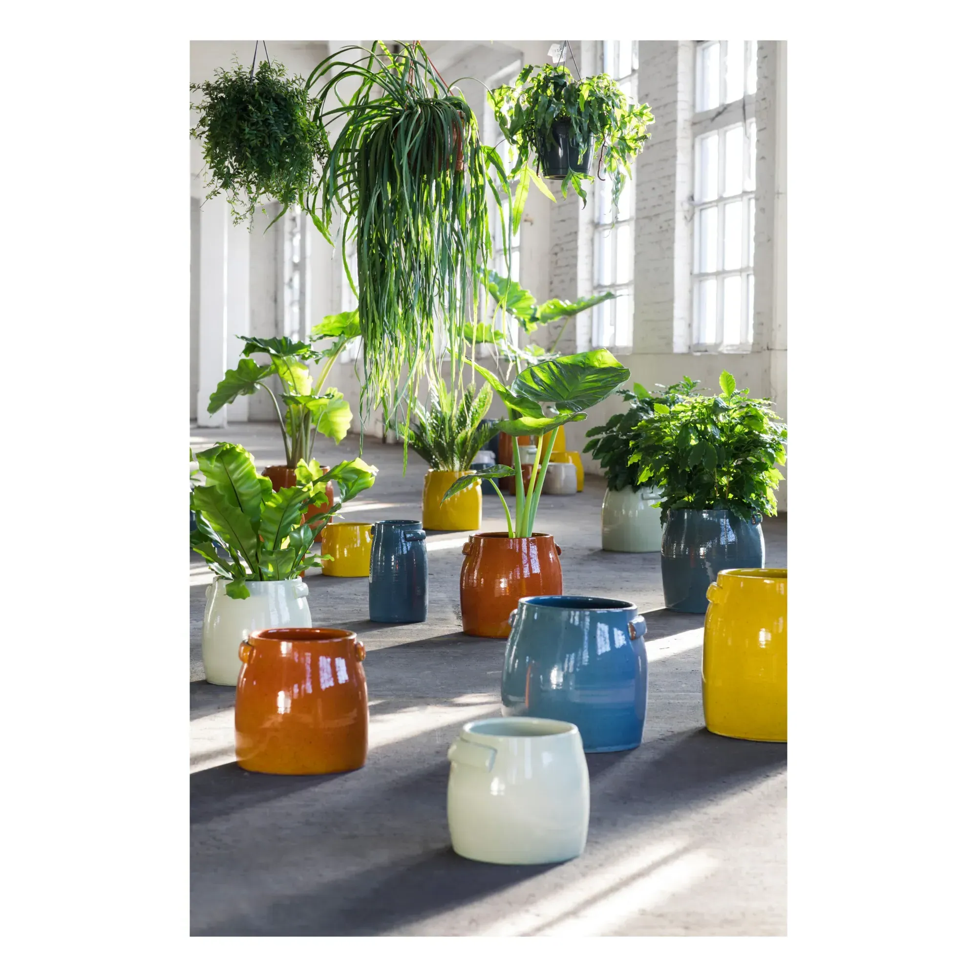 Jars Ceramic Pot Cover - Orange alternate view