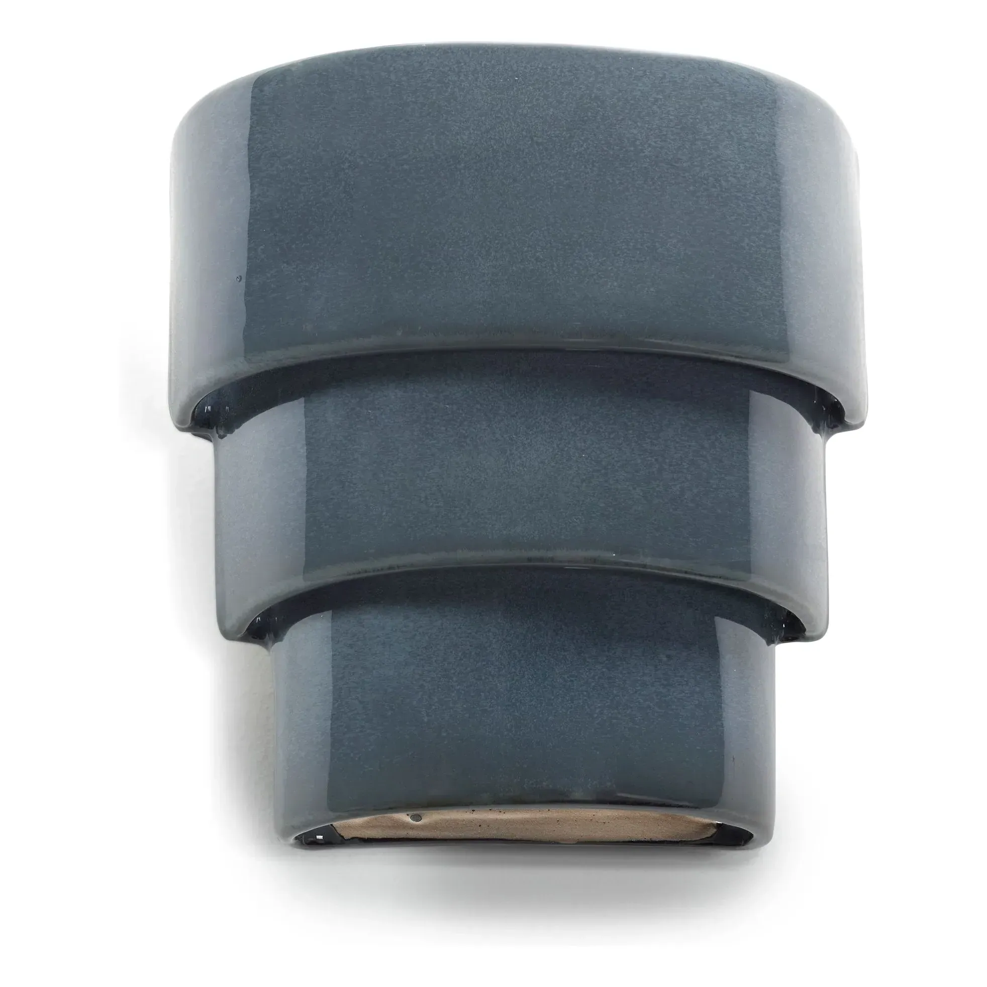 Jim Cylindrical Wall Lamp - Blue, Stoneware product